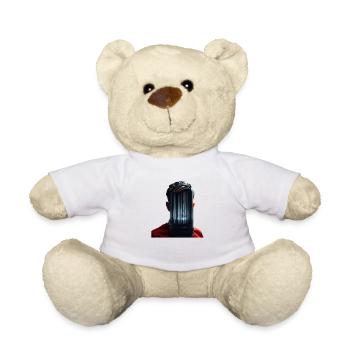 Man and machine - Teddy Bear - white - Front