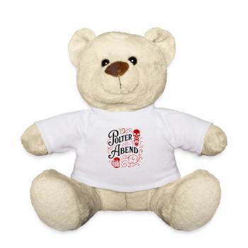 Polter Abend Bier - Teddy - Weiß - Vorne
