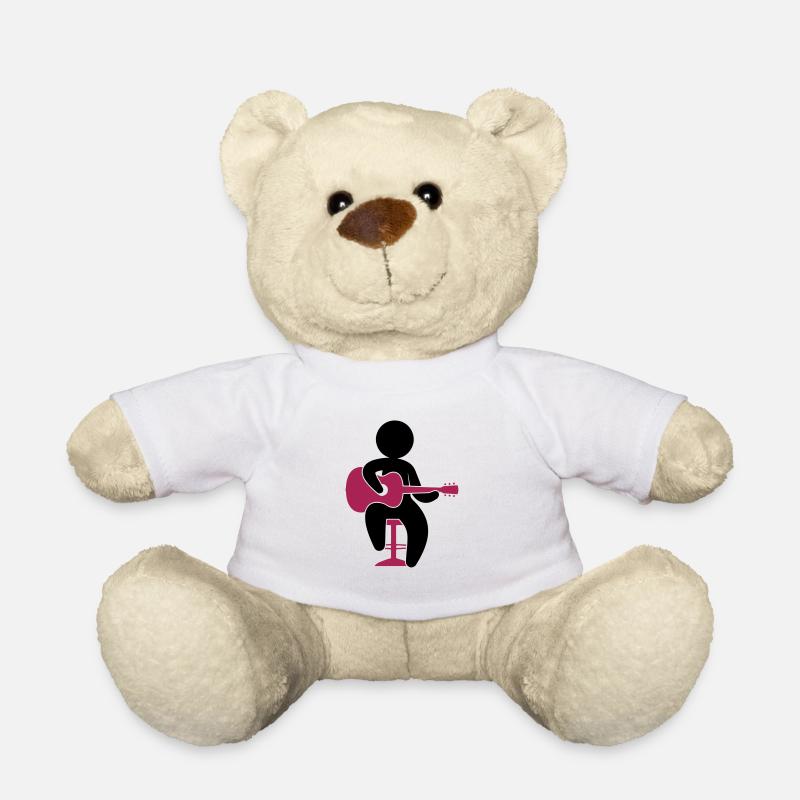 guitare - Nounours - blanc