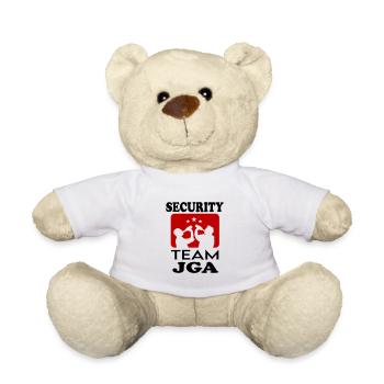 Junggesellenabschied JGA Team Security Saufen - Teddy - Weiß - Vorne