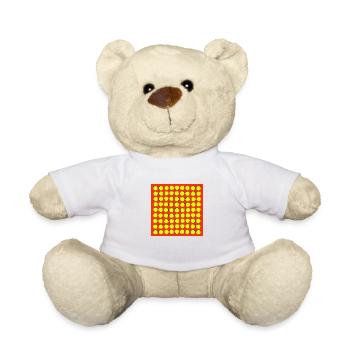Illusion d’Optique - Cercles Mobiles - Nounours - blanc - Devant
