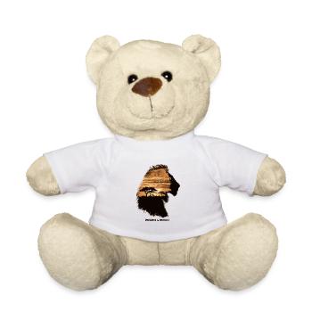 Preserve & Protect Lion Wildcat - Teddy Bear - white - Front