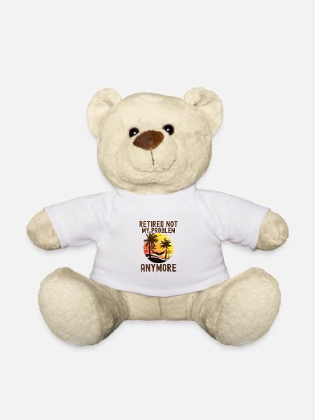 Ruhestand - Rente - Teddy - Weiß