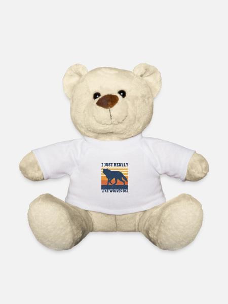 Wolf - Teddy - Weiß