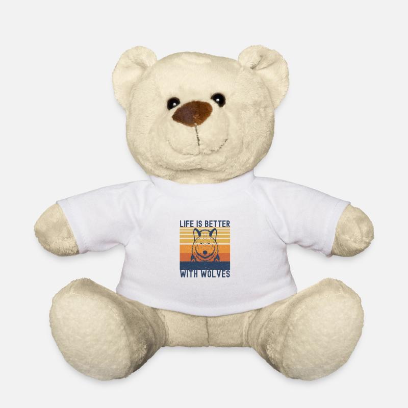Wolf - Teddy - Weiß