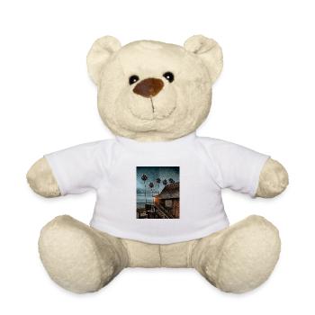 Maison près de la plage, Hawaï, États-Unis - Nounours - blanc - Devant