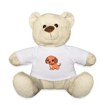 Ein Dackel am Morgen - Teddy - Weiß - Vorne