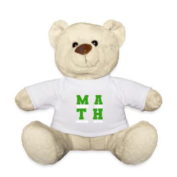Fehler erlauben das Denken Mathe Nachhilfelehrer G - Teddy - Weiß - Vorne