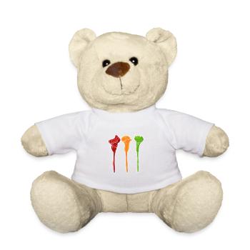 Schöne Tulpen Florist Gift - Teddy - Weiß - Vorne