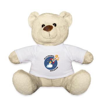 Bitcoin blockchain bull run - Teddy Bear - white - Front