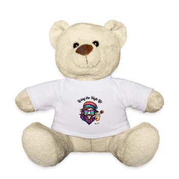 Living The High Life - Kiffer Chillbert - High Art - Teddy - Weiß - Vorne