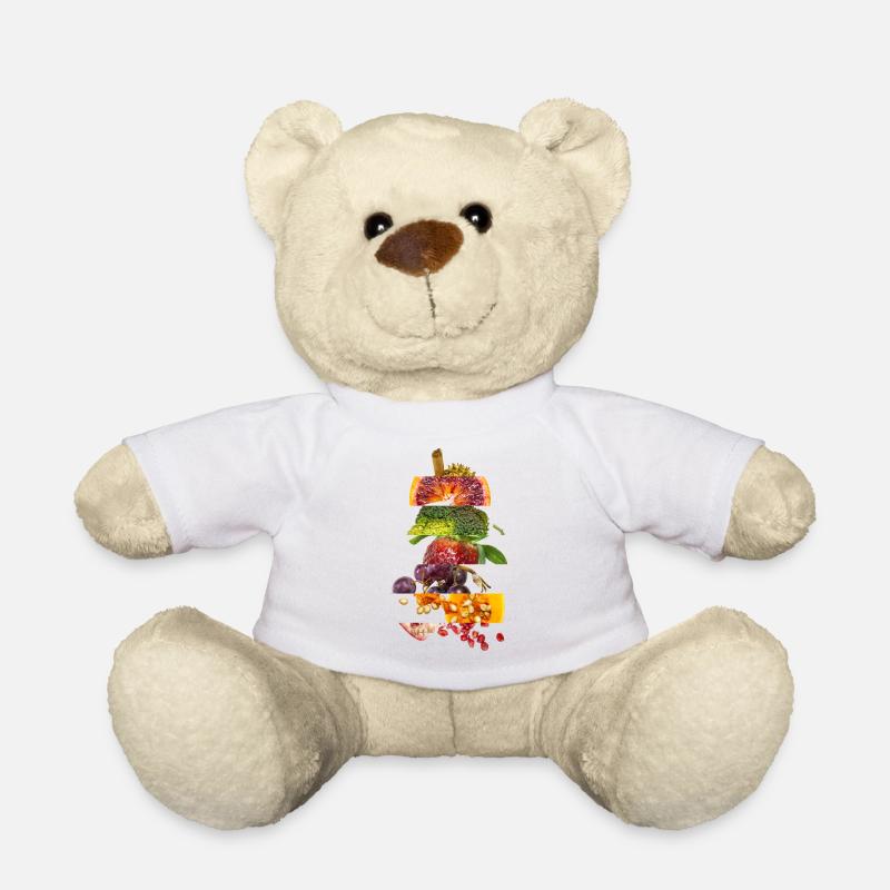 Obst & Gemüse - Teddy - Weiß