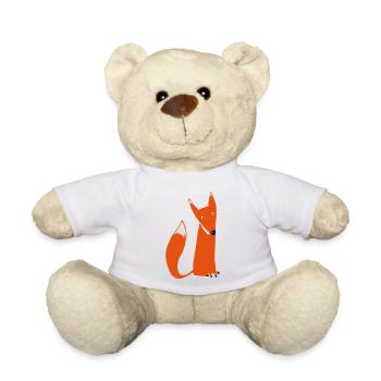renardroux7mam - Nounours - blanc - Devant