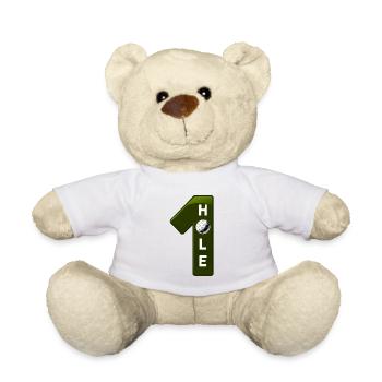 Golf: Hole in one - grün - Teddy - Weiß - Vorne