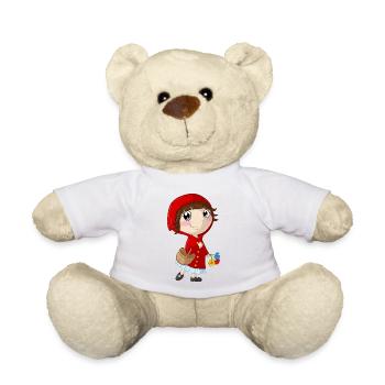 Rotkäppchen Comic - Teddy - Weiß - Vorne