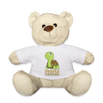 Les tortues chuchotent - Nounours - blanc - Devant