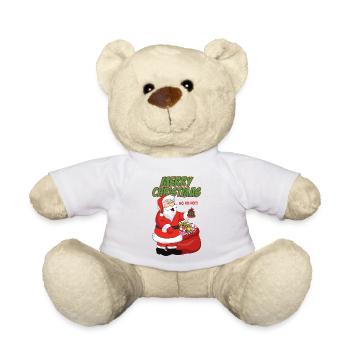 Noël Noël Père Noël Père Noël - Nounours - blanc - Devant