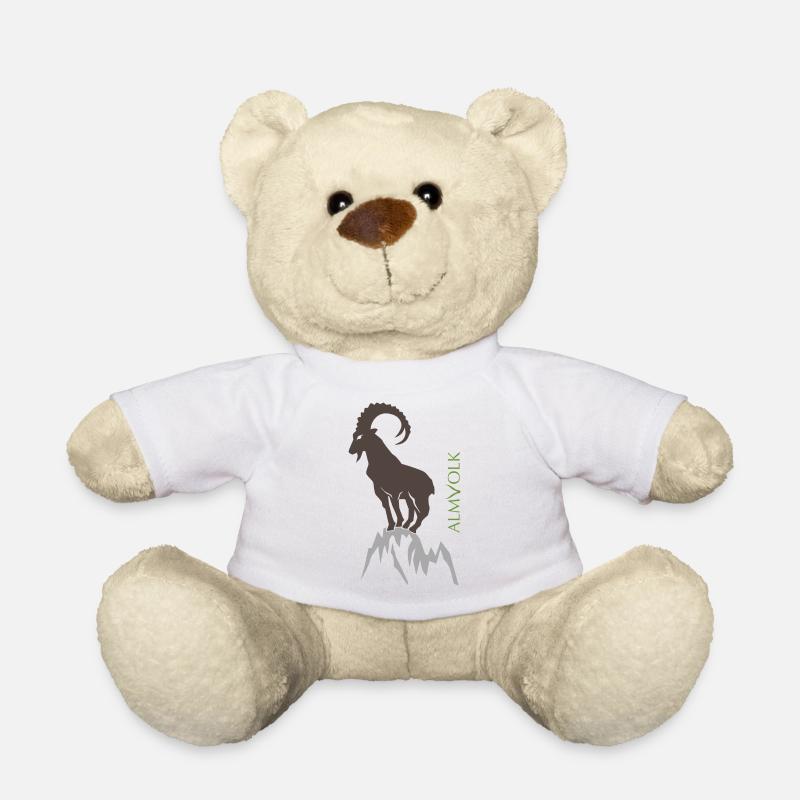 ALMVOLK Steinbock - Teddy - Weiß