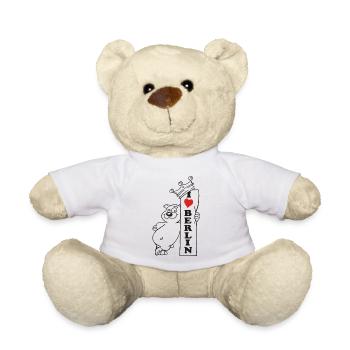 i love berlin - Teddy - Weiß - Vorne