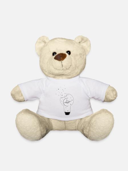 Birne Sterne - Teddy - Weiß