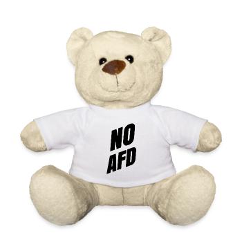 gegen nazis afd alternative für deutschland shirt - Teddy - Weiß - Vorne