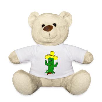 cactus - Nounours - blanc - Devant
