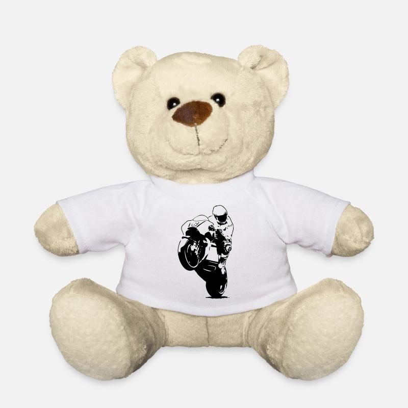 Moto-GP Racing - Nounours - blanc