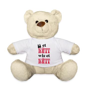 Karneval - Teddy - Weiß - Vorne