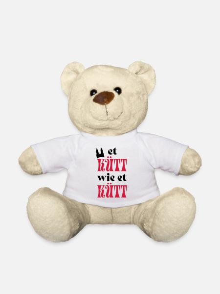 Karneval - Teddy - Weiß