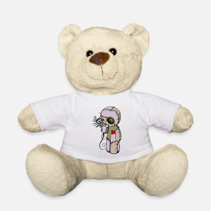 Voodoo-Puppe - Teddy - Weiß