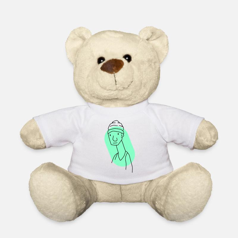 Funny guy - Teddy Bear - white