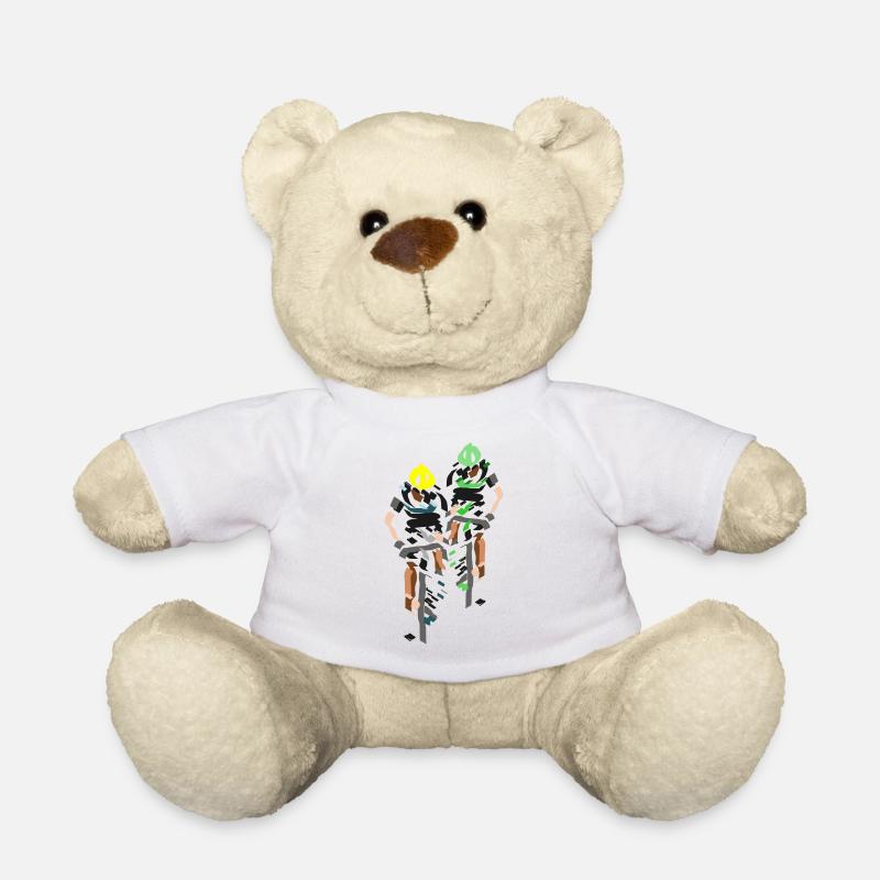 Radfahrer - Teddy - Weiß