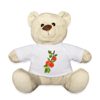 Apples - Teddy Bear - white - Front