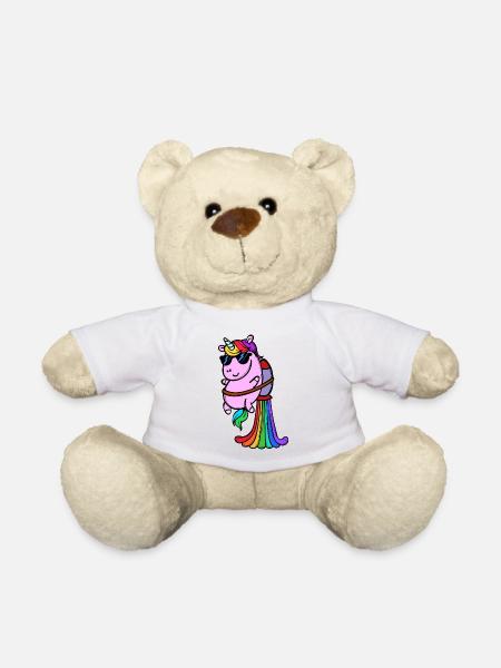 Cool Tier Lustig - Teddy - Weiß
