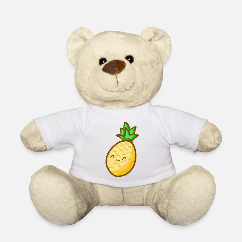 Ananas - Teddy - Weiß