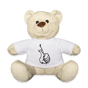 Angler Thumbs up Nokidding Logo - Nounours - blanc - Devant
