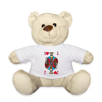 Skelett des Königs der Herzen - Teddy - Weiß - Vorne