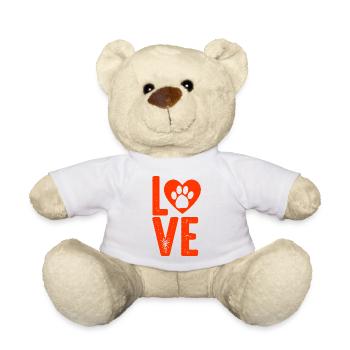 love dogs - Teddy Bear - white - Front