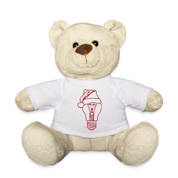 Lumière de Noël - Nounours - blanc - Devant