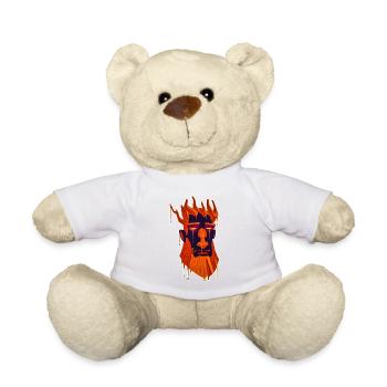 Beautiful and Fun Treant Tree Monster Design - Teddy Bear - white - Front