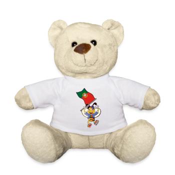 Abeille portugaise - Nounours - blanc - Devant