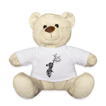 Hirsch - Teddy - Weiß - Vorne