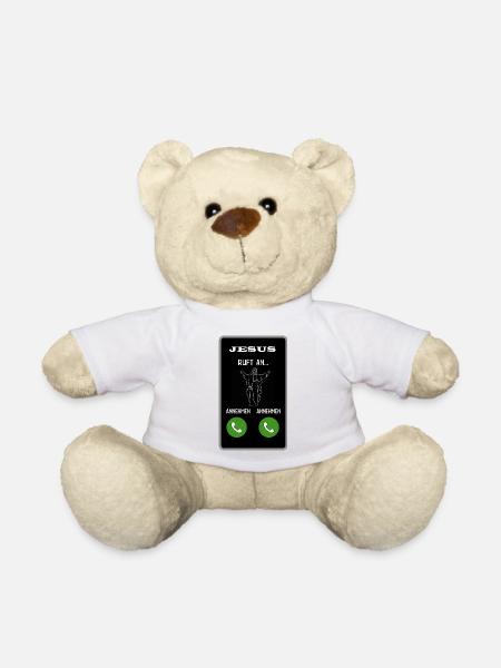 Jesus ruft an - Teddy - Weiß