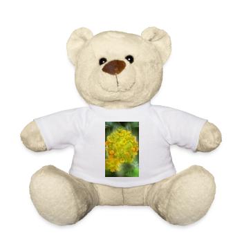 Blooming fantasy alien flower on a strange planet - Teddy Bear - white - Front