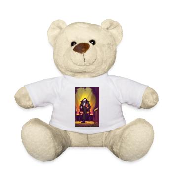 Cool Comic Portrait of a Sloth aus Businessman - Teddy Bear - white - Front