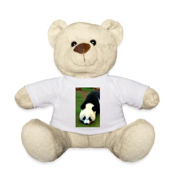Panda cool portrait drawing close-up cool - Teddy Bear - white - Front