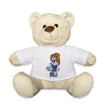 Weiblicher Zombie - Teddy - Weiß - Vorne