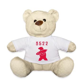Wojtek der soldatische Bär - Teddy - Weiß - Vorne
