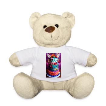 Super gâteau pour célébrer - Nounours - blanc - Devant