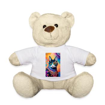 Kurzhaarige Hauskatze - Teddy - Weiß - Vorne